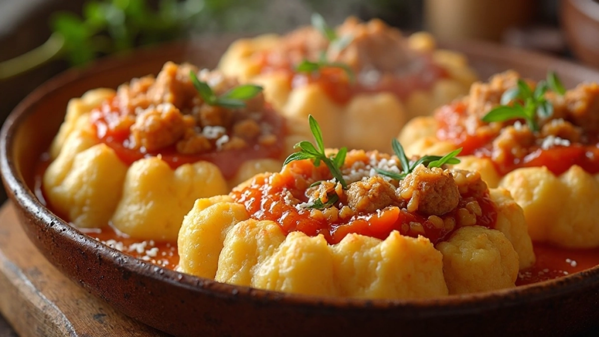 Gołąbki bez zawijania z kaszą manną z piekarnika