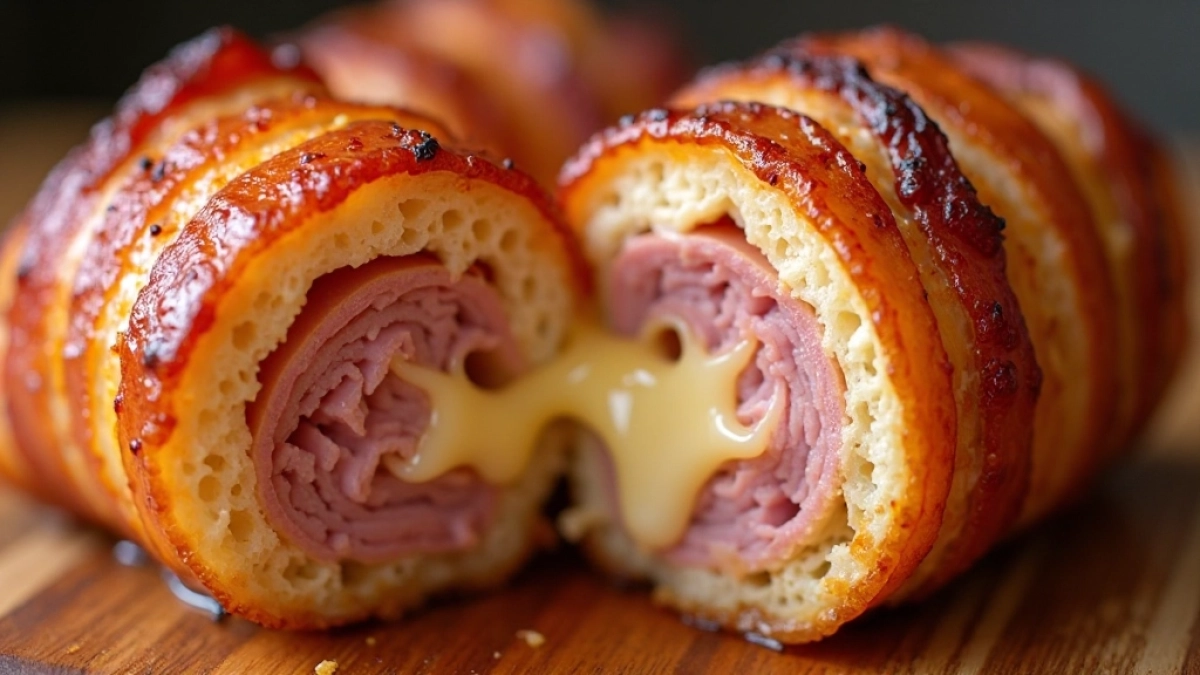 roladki schabowe z boczkiem i serem z piekarnika