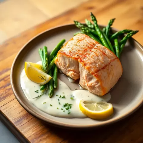 łosoś z piekarnika z czym podawać