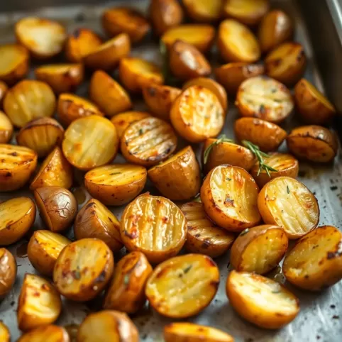 małe ziemniaki z piekarnika